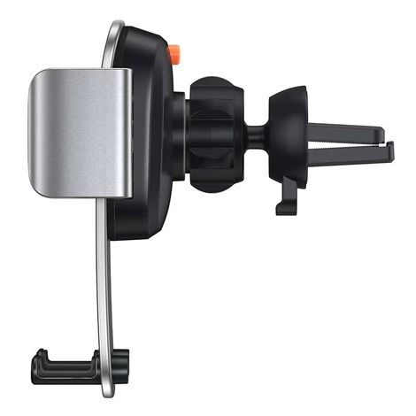 Baseus Easy Control Clamp autós tartó rácshoz / műszerfalhoz (ezüst)