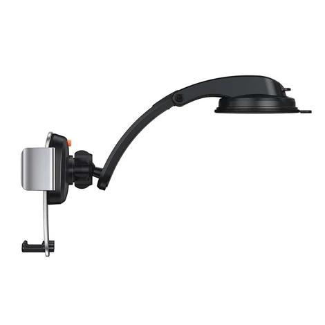 Baseus Easy Control Clamp autós tartó rácshoz / műszerfalhoz (ezüst)