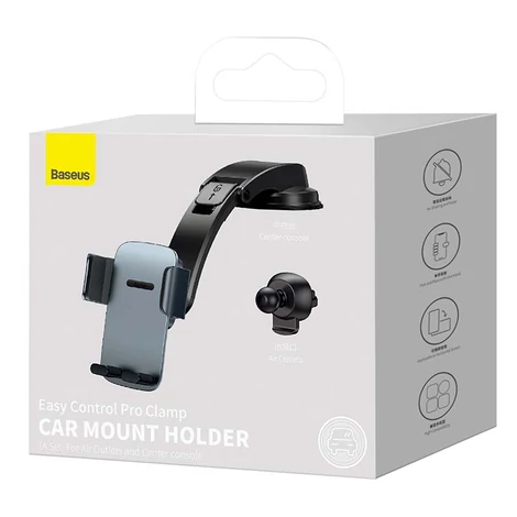 Baseus Easy Control Pro autós tartó hűtőrácshoz / műszerfalhoz (fényfolt)