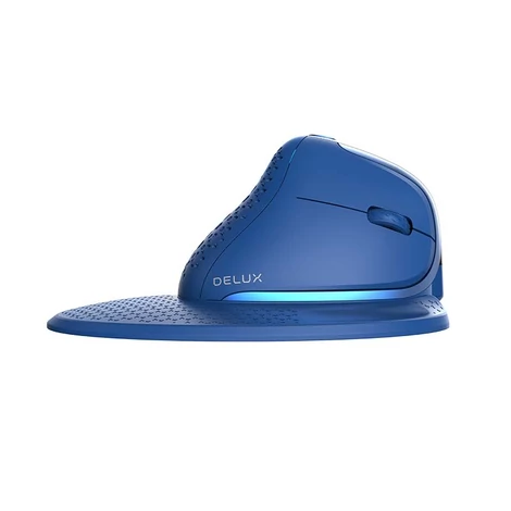 ergonomikus egér BT+2.4G RGB (kék)