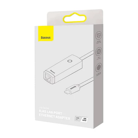 Baseus Lite Series USB-C – RJ45 hálózati adapter