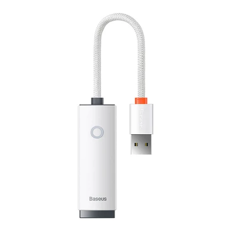 Baseus Lite Series USB – RJ45 hálózati adapter, 100Mbps (fehér)