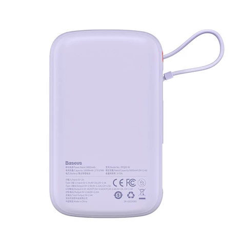 Powerbank Baseus Qpow Pro Lightning kábellel