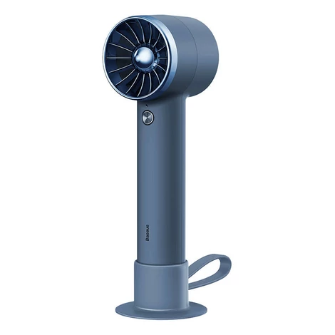 Baseus Flyer Turbine hordozható kézi ventilátor + USB-C kábel (kék)