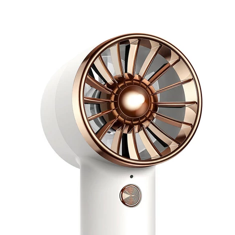 Baseus Flyer Turbine hordozható kézi ventilátor + USB-C kábel (fehér)