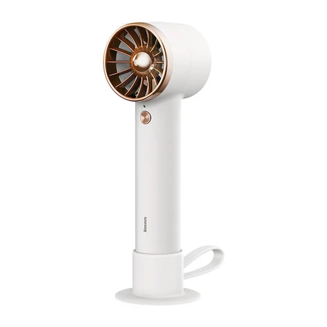 Baseus Flyer Turbine hordozható kézi ventilátor + Lightning kábel (fehér)