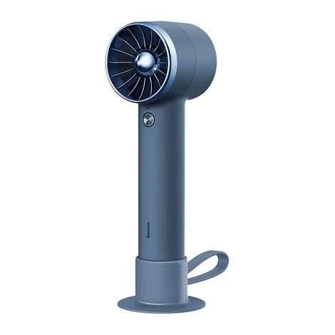 Baseus Flyer Turbine hordozható kézi ventilátor + Lightning kábel (kék)