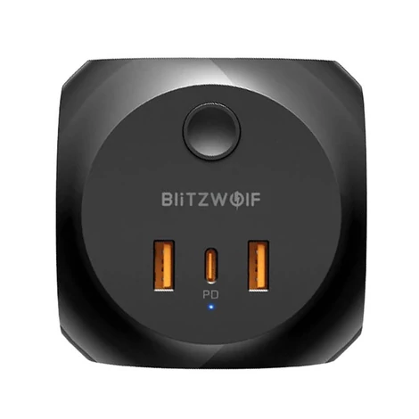 Blitzwolf BW-PC1 hálózati töltő 3 AC csatlakozóval