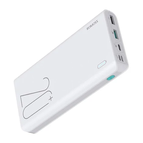 Romoss Sense 6+ Powerbank,20000mAh (fehér)