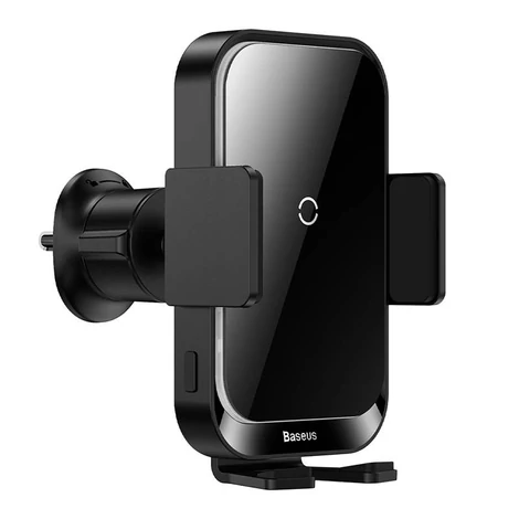 Baseus Halo car holder with 15W inductive charger (black)