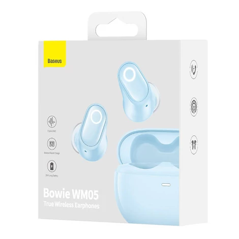 Baseus Bowie WM05 TWS fülhallgató (blue)