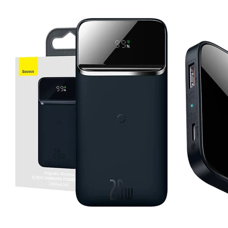 Baseus Magnetic vezeték nélküli Powerbank 10000mAh 20W (kék)