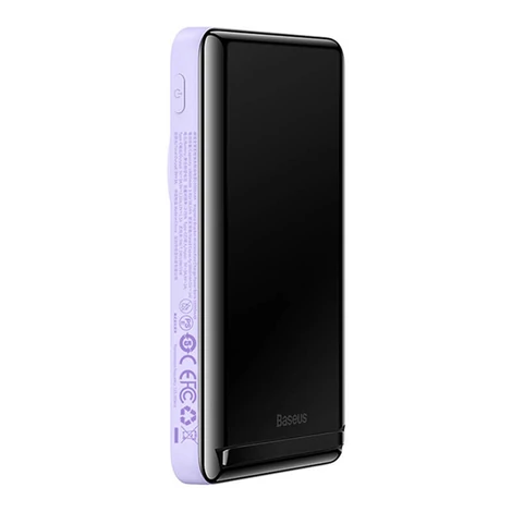Baseus Magnetic vezeték nélküli Powerbank 10000mAh 20W (lila)