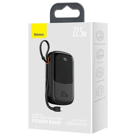 Baseus Qpow PRO Powerbank kábellel