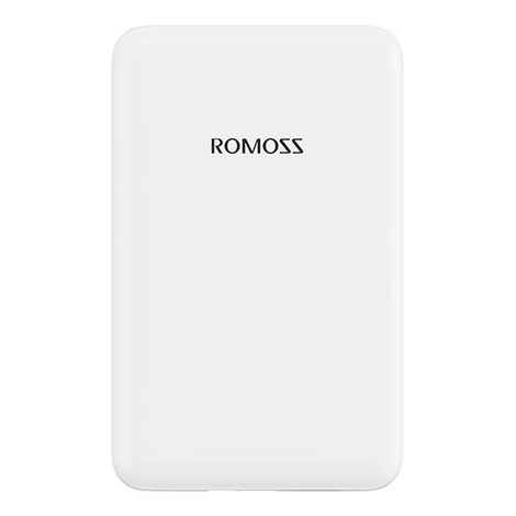 Romoss WS05, 5000mAh, Magsafe powerbank with wireless charging (white)
