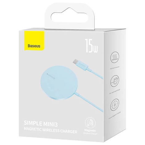 Baseus Simple Mini3 Mágneses vezeték nélküli töltő