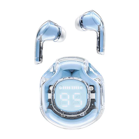 Earphones TWS Acefast T8, Bluetooth 5.3, IPX4 (Blue)