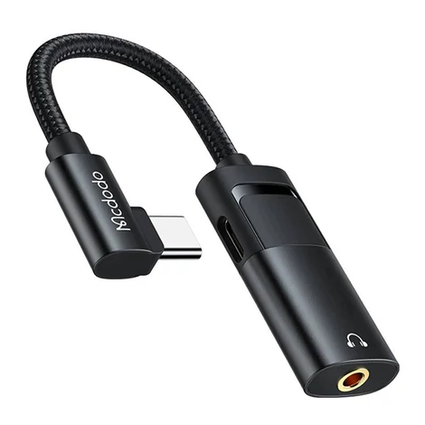 USB-C to AUX mini jack 3.5mm + USB-C adapter