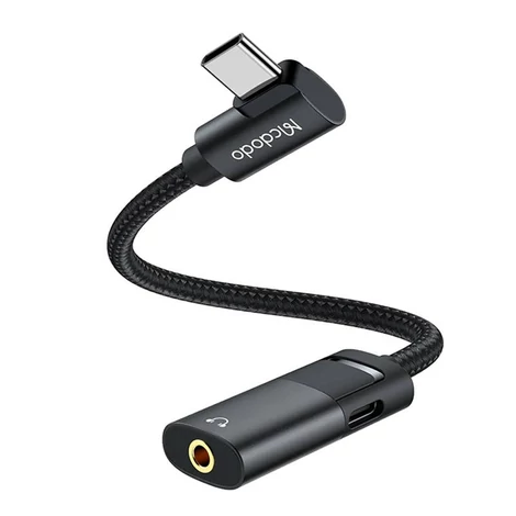 USB-C to AUX mini jack 3.5mm + USB-C adapter