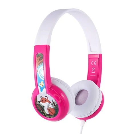 Wired headphones for kids Buddyphones DiscoverFun (Pink)