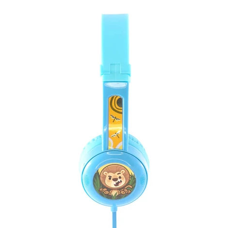 Wired headphones for kids Buddyphones Travel (Blue)