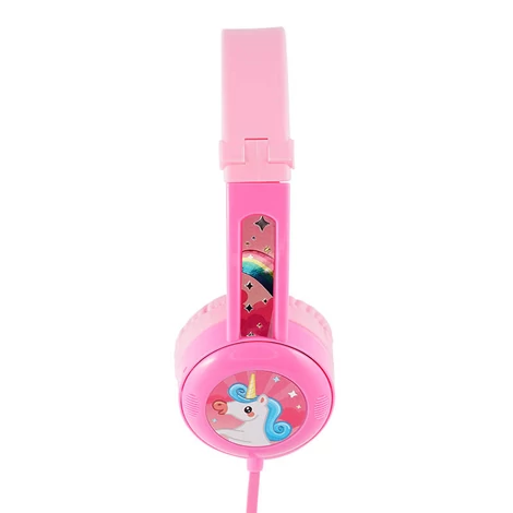 Wired headphones for kids Buddyphones Travel (Pink)