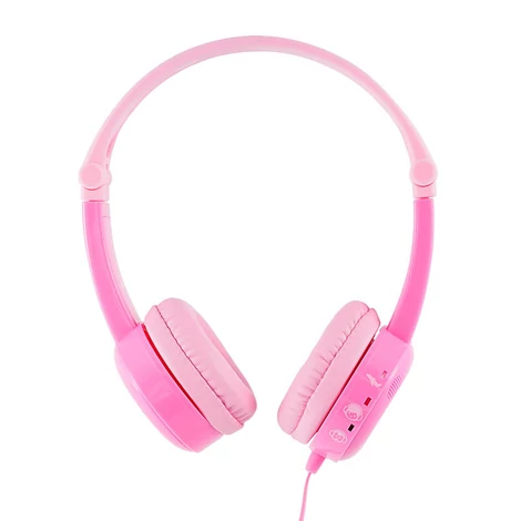 Wired headphones for kids Buddyphones Travel (Pink)