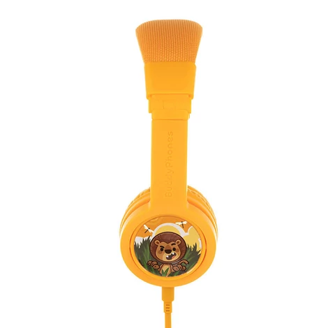 Wired headphones for kids Buddyphones Explore Plus (Yellow)