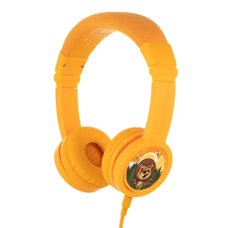 Wired headphones for kids Buddyphones Explore Plus (Yellow)