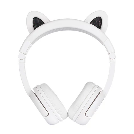 Wireless headphones for kids Buddyphones Play Ears Plus panda (White)