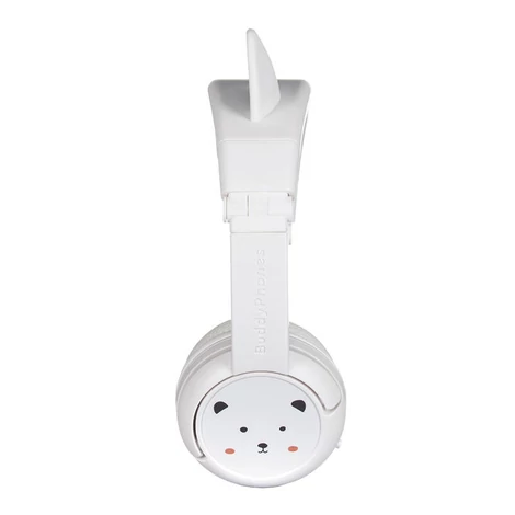 Wireless headphones for kids Buddyphones Play Ears Plus panda (White)