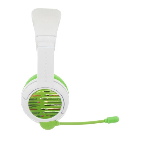 Wireless headphones for kids BuddyPhones School+ (green)