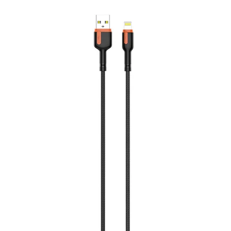 USB - Lightning 2m Cable (Grey-Orange)