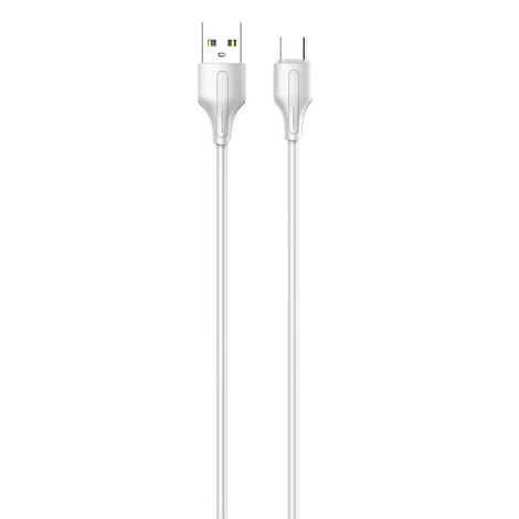 USB to USB-C cable LDNIO LS541, 2.1A, 1m (white)