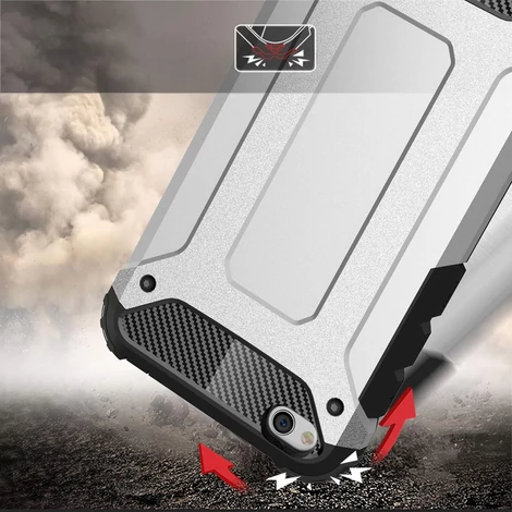 Hybrid Armor Case Tough Rugged Cover for Xiaomi Redmi Go blue