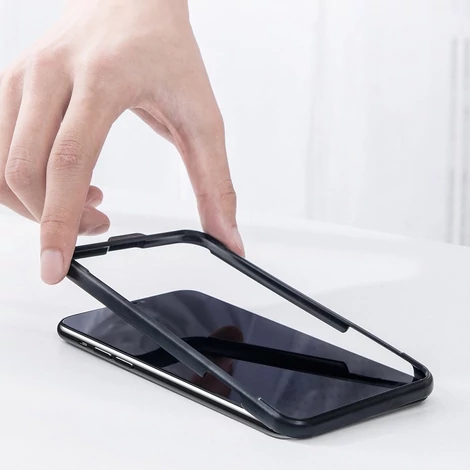 Baseus tempered glass 0.3mm 9H iPhone 11 / iPhone XR + positioner (SGAPIPH61-LS02)