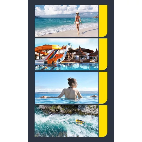Baseus universal waterproof cover phone case (max 7.2``) for swimming pool by the water IPX8 black (ACFSD-DG1)