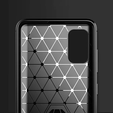 Carbon Case Flexible Cover TPU Case for Huawei P40 blue