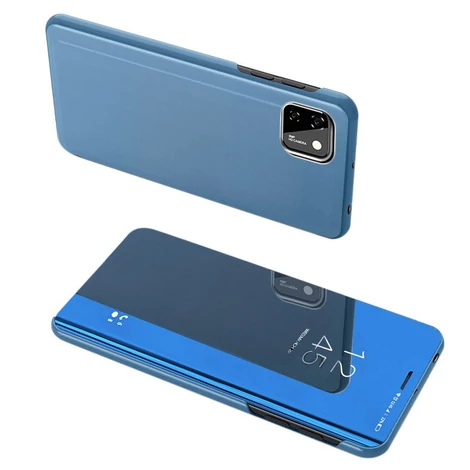 Clear View Case cover for Huawei Y5p blue