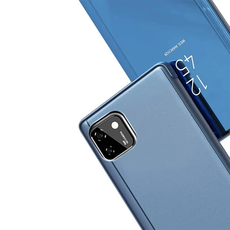 Clear View Case cover for Huawei Y5p blue