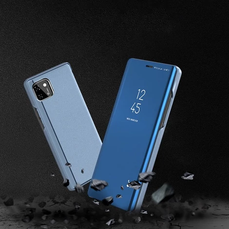 Clear View Case cover for Huawei Y5p blue