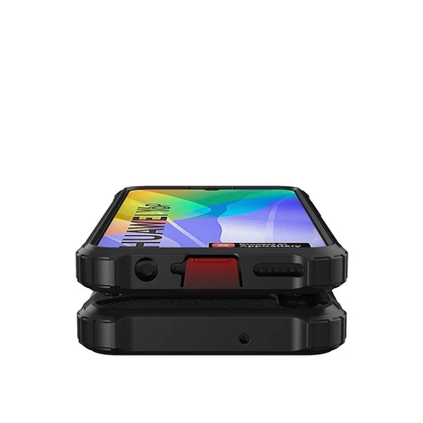 Hybrid Armor Case Tough Rugged Cover for Huawei Y6p blue
