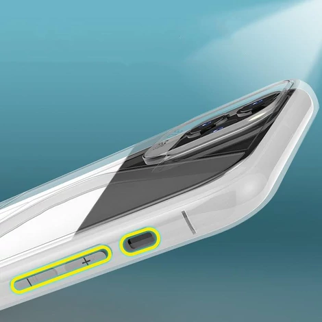 S-Case Flexible Cover TPU Case for Huawei P40 Lite E transparent