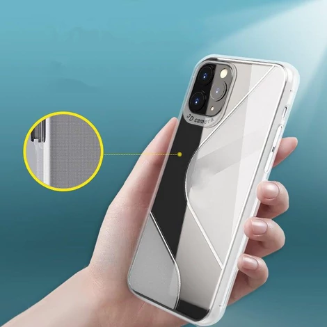 S-Case Flexible Cover TPU Case for Huawei P40 Lite E black