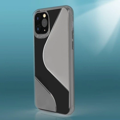 S-Case Flexible Cover TPU Case for Huawei P40 Lite E black