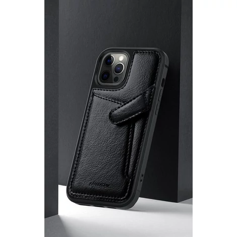 Nillkin Aoge Leather Case genuine leather protective wallet cover iPhone 12 mini black