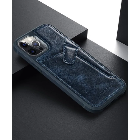 Nillkin Aoge Leather Case genuine leather protective wallet cover iPhone 12 mini black