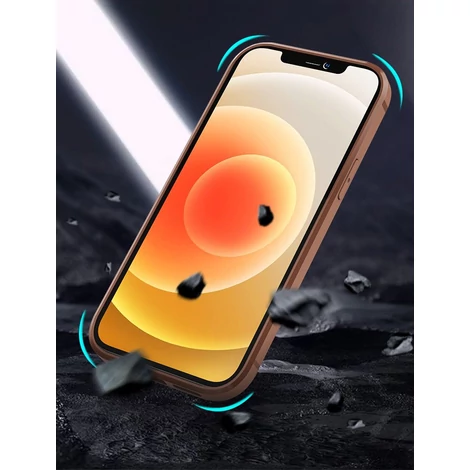 Nillkin Aoge Leather Case genuine leather protective wallet cover iPhone 12 mini black