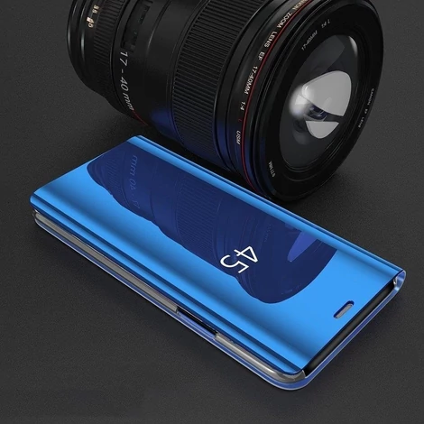 Clear View Case cover for Motorola Moto G9 Plus black