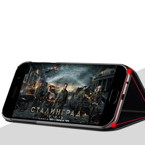 Clear View Case cover for Motorola Moto G9 Plus black